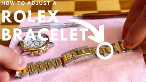 how to adjust rolex band|rolex watch band adjustment instructions.